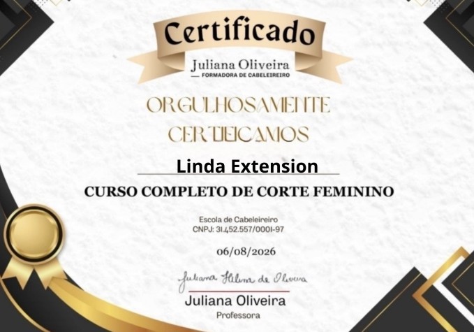 Certificato LindaExtension